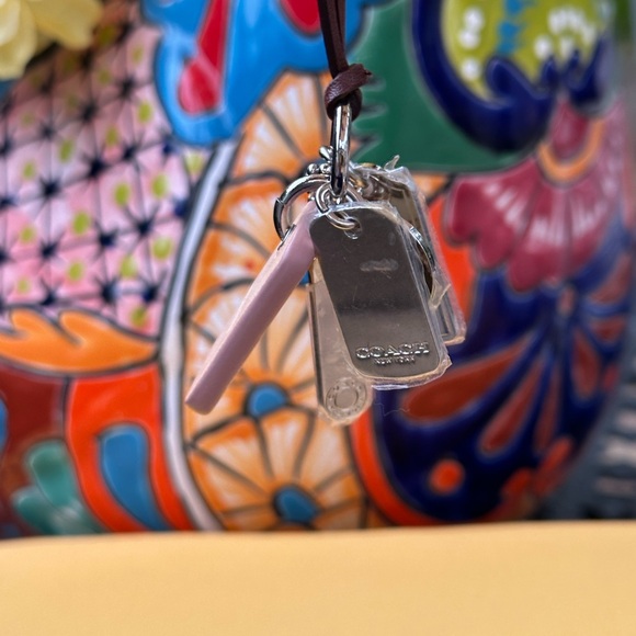 Coach Silver and Brown Charm Keychain - Picture 4 of 9